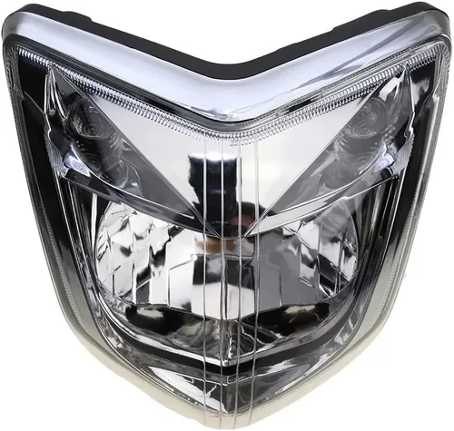 Vista 14 de Ensamble de lámpara de faro delantero para motocicleta compatible con Yamaha YZF600 R6 2006 2007 06 07 YZF-R6 Faro frontal transparente para moto