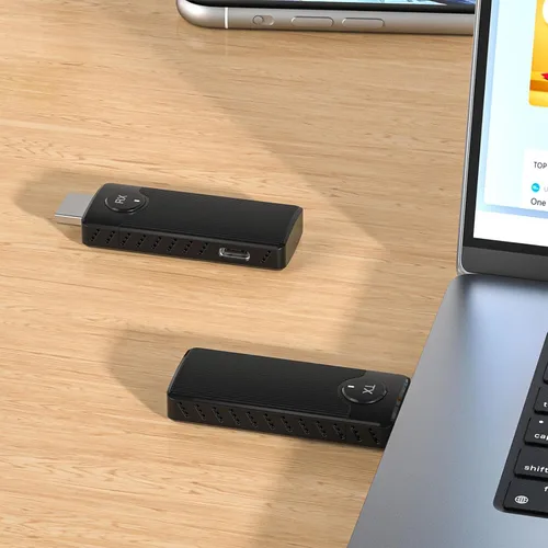 Vista 7 de SmartSee - Kit de transmisor y receptor inalámbrico HD 4K 2.4G 5GHz espejo de pantalla y extensor de pantalla de computadora portátil DSLR PS3/4 a