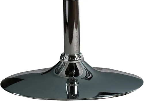 Vista 5 de AC Pacific ACBS34 Taburete giratorio de piel sintética ajustable para isla de cocina con marco curvado y elegante base cromada, sillas de mostrador