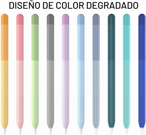 Vista 3 de Delidigi Funda de silicona para Apple Pencil de 1ª generación, cubierta de Verde profundo