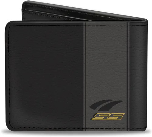 Vista 2 de Buckle-Down Billetera de PU Bifold CMP 06 Camaro SS Negro/Gris, Multicolor, 4.0" x 3.5", Varios colores, Buckle-down Cartera Pu Bifold - Cmp 06
