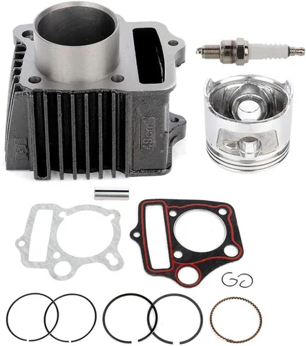 Vista 11 de ECCPP Kit de extremo superior de junta de pistón de cilindro 1987-2006 para Yamaha Banshee 350 YFZ 350 Nueva junta de anillo de pistón de cilindro