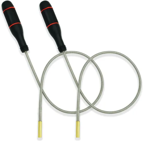 Vista 10 de GUTIMORE - Herramienta de recogida magnética flexible, 25 pulgadas de largo, imán doblado de serpiente, pastilla magnética flexible de 2 libras