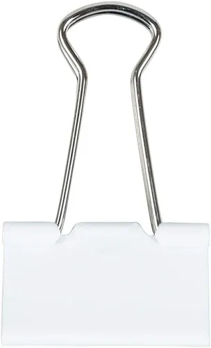 Vista 4 de Broches aprietapapeles JAM Paper®, Blanco