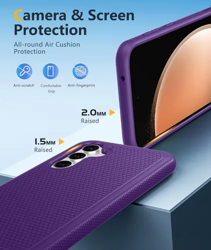 Vista 1011 de FNTCASE Funda para iPhone 17 Pro: Fundas delgadas translúcidas de color azul claro compatibles con MagSafe, protección completa de la cámara