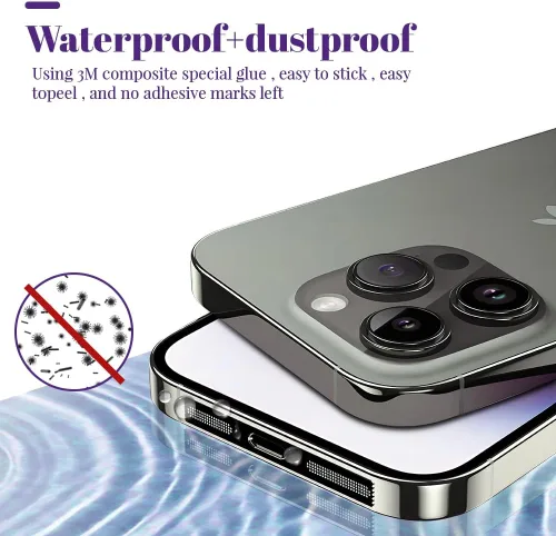 Vista 4 de 10 calcomanías a prueba de polvo para altavoz de iPhone, cubiertas adhesivas de malla antipolvo para iPhone 15/15 Plus/15 Pro/15 Pro Max, protector