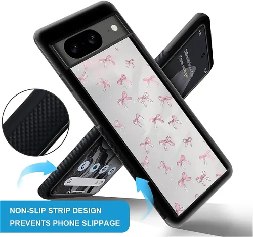 Vista 243 de Compatible con Google Pixel 4A 5G Mobile Case Creative Acrylic Panel trasero Silicona Protección Grip especialmente diseñado para Google Pixel 4A 5G