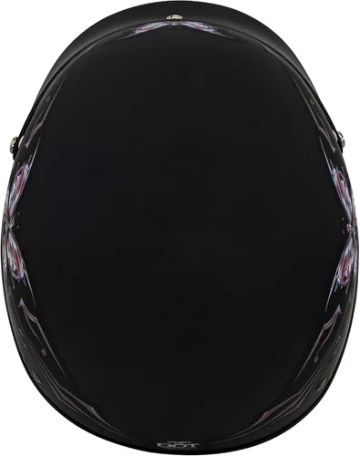 Vista 5 de VCAN Cruiser Intricate Butterfly - Casco para motocicleta