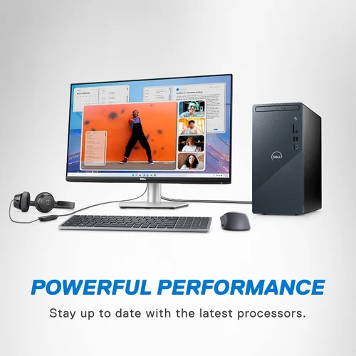 Vista 2 de Dell Inspiron 3020 Desktop - Intel Core i7-13700, SSD de 1 TB + disco duro de 1 TB, RAM DDR4 de 16 GB, DVD RW, gráficos Intel UHD 770, Windows 11