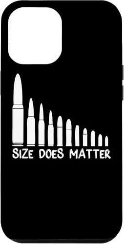 Vista 6 de iPhone 15 Size Does Matter Funny Gun Munición Bullet Size Matters Case