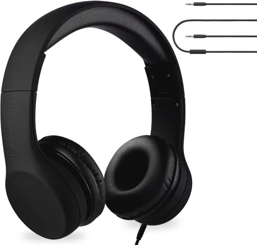 Vista 20 de LilGadgets Connect+ Pro - Auriculares con cable para niños con micrófono, limitación de volumen con cable, tecnología SharePort y acolchado