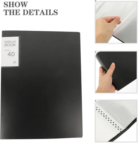 Vista 7 de MAGICLULU Organizador colgante Carpeta de archivos Organizador de archivos Mango de gran capacidad para oficina Pp Material Binder