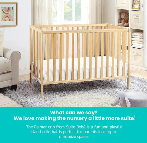 Vista 3 de Suite Bebe Palmer - Cuna convertible 3 en 1, envío rápido, natural