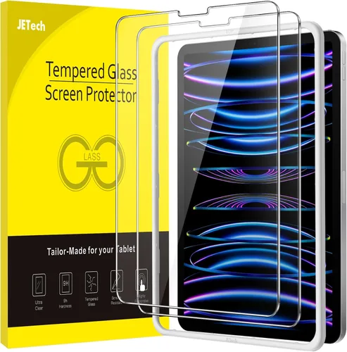 Vista 9 de JETech Protector de pantalla para iPad (9.7 pulgadas, modelo 2018/2017, 6ª/5ª generación), Air 2/1, Pro 9.7 pulgadas, película de vidrio templado