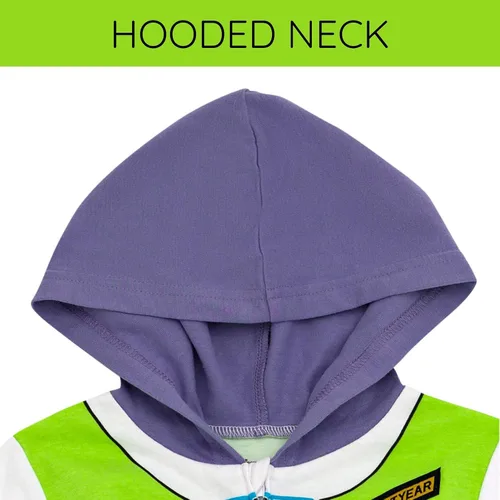Vista 5 de Disney Pixar Toy Story Buzz Lightyear - Mameluco con cremallera para bebé