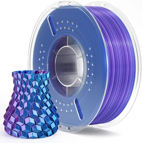 Vista 16 de ELEGOO - Filamento PLA de 1.75 mm (4/64 pulgadas), negro brillante, 2.20 libras, para impresora 3D con brillo centelleante, precisión dimensional