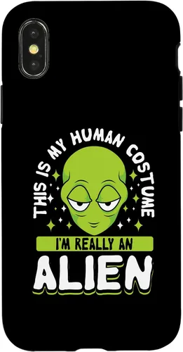 Vista 4 de Funda para disfraz de alienígena para iPhone 15