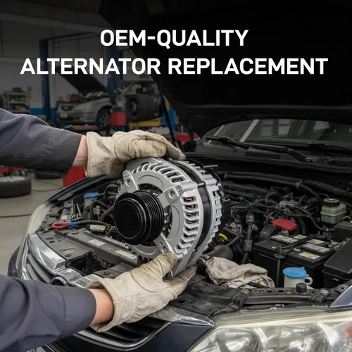 Vista 7 de Nuevo alternador de reemplazo para Ford Escape 2001 2002 2003 2004, V6 3.0L, Mazda Tribute, 1L8U-10300-CD, 1L8U-10300-CE, 1L8Z-10346-CB