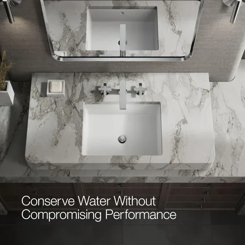 Vista 11 de Kohler 73060-3-CP Composed Grifo de lavabo de baño con asas cruzadas, 1.2 gpm, cromo pulido