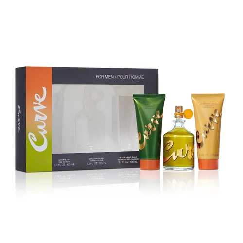 Vista 2 de Curve for Men - Fragancia para hombre, estuche de regalo para hombre, 3 piezas