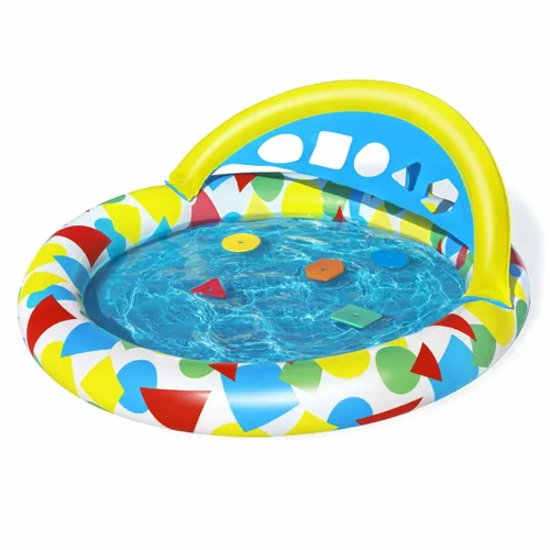 Vista 8 de Bestway Piscina Hinchable Infantil Aprendizaje 120x117x46 cm +4 meses Jardin 52378