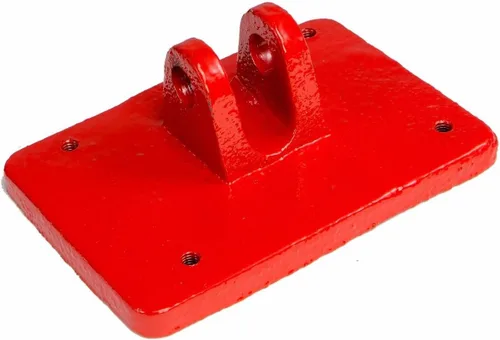 Vista 7 de XtremepowerUS 8 toneladas de capacidad, elevador de motor hidráulico de pistón de brazo largo, rojo, para taller de grúas, capacidad de 8 toneladas