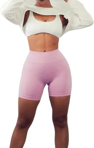 Vista 3 de CHANGEZOE Amplify - Pantalones cortos de entrenamiento para mujer, sin costuras, 4.5 pulgadas, cintura alta, intensifican correr, gimnasio, yoga