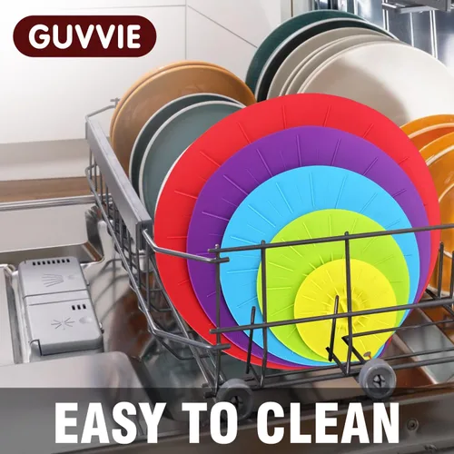 Vista 6 de Elegante Live – Conjunto de 5 cubiertas para alimentos, para microondas 5pcs Multi