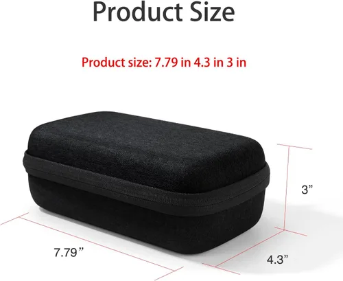 Vista 9 de Estuche rígido de transporte para mouse Logitech G502, estuche portátil para juegos, bolsa protectora de almacenamiento (negro)