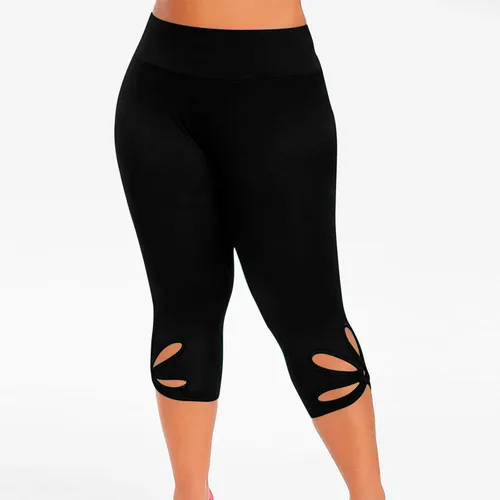 Vista 175 de Pantalones capri para mujer, estilo casual, de verano, elásticos, de cintura alta, pantalones de yoga, ajuste atlético, pantalones deportivos