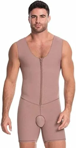 Vista 3 de DELIÉ by Fajas DPrada - Faja colombiana para hombre, fajas colombianas para hombre, ropa de compresión completa con cremallera frontal