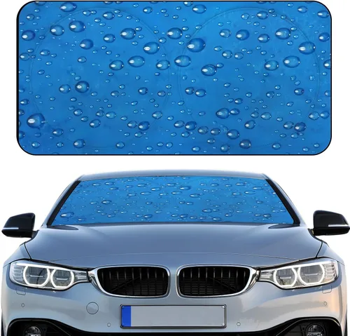 Vista 11 de Parasol plegable para parabrisas de coche, cubreventanas frontales para coche, accesorios para coche, protección contra el calor y los rayos UV