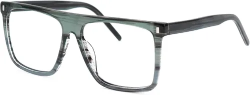 Vista 2 de Zeelool Elegante montura de gafas de aviador de gran tamaño para mujeres y hombres con lente transparente sin receta ZWA881835