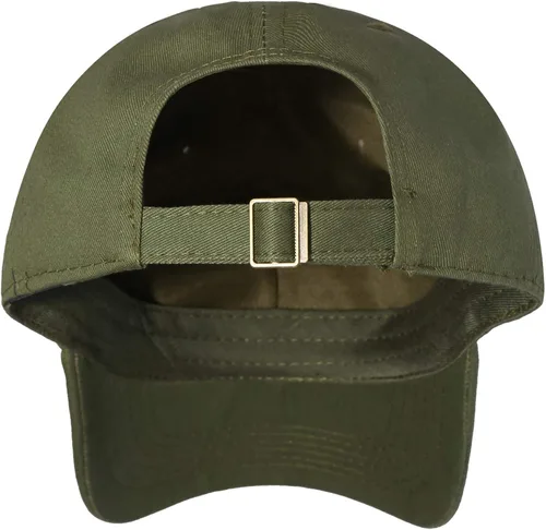 Vista 4 de IIN Gorra de béisbol con bandera estadounidense para hombres y mujeres, de bajo perfil, operador táctico militar liso para papá