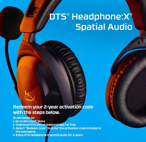 Vista 3 de HyperX Cloud Stinger 2 Auriculares para juegos + teclado de membrana RGB de núcleo de aleación