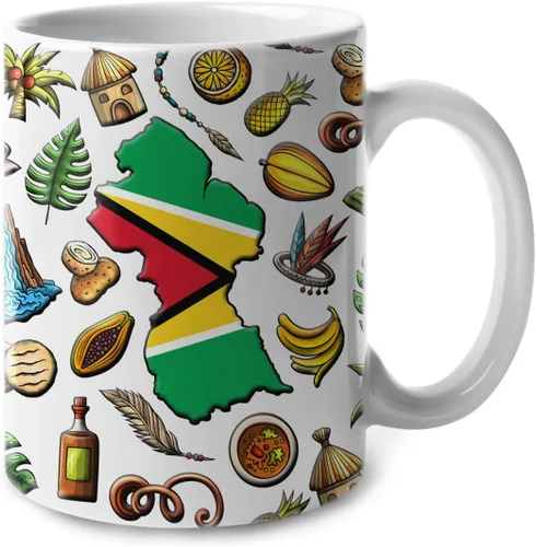 Vista 23 de Lotacy Taza de café con símbolos de Cuba con bandera de mapa, taza de cerámica de bandera cubana de 11 onzas, recuerdo de Cuba y regalos, idea