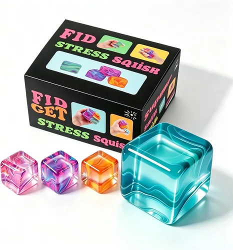 Vista 10 de Juguetes Fidget Pelotas Antiestrés para Niños, Juguetes Blanditos Squishy, Premios Fidget a Granel - Pelotas Sensoriales - Pelotas Antiestrés