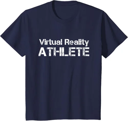 Vista 52 de Virtual Reality ATHLETE for VR Gamers Camiseta, Negro, S