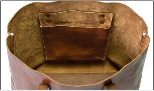 Vista 5 de NW AAB-118 Bolso de cubo de mujer Plantilla de acrílico Patrón de cuero Bolso de cuero de acrílico Patrón de cuero Plantillas de cuero para bolsa