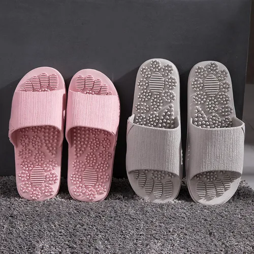 Vista 3 de Acupressure Massage Slippers Therapeutic Reflexology Sandals for Foot Acupoint Massage Shiatsu Arch Pain Relief Non-Slip Massage Shoes for Bath