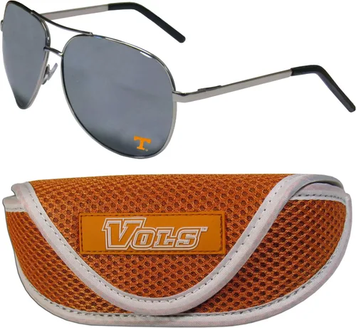 Vista 3 de Siskiyou Sports Arkansas Razorbacks Aviator Sunglasses and Sports Case