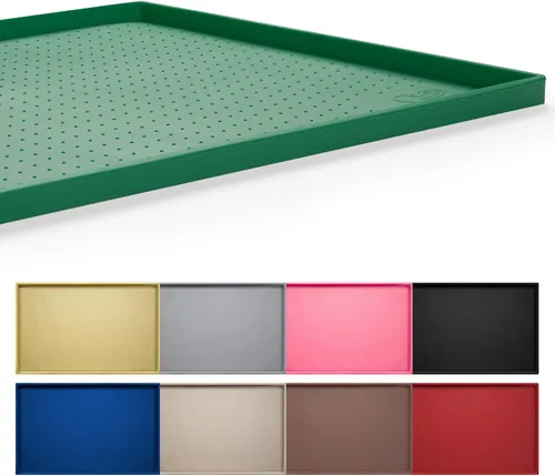 Vista 9 de Hubulk Tapete de alimentación para perros, 100% impermeable, de silicona de grado alimenticio, mantel individual para alimentos y agua para Negro