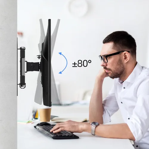 Vista 3 de suptek Soporte de Pared para TV con Brazo para Monitor Soporte de Pared para TV con Brazo para Pantalla Soporte para Monitor para 13-30" Ajustable