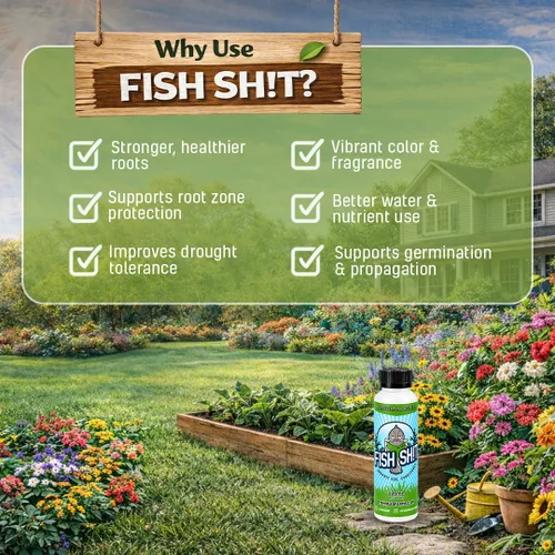Vista 3 de Fish Head Farms - Acondicionador de suelo orgánico para mejorar el rendimiento y el sabor. Mejora la eficiencia del fertilizante. Útil tanto