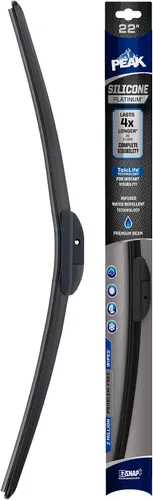 Vista 8 de PEAK Silicone Platinum - Limpiaparabrisas delantero de 13 pulgadas, limpiaparabrisas de repuesto con conector universal, paquete de 1 unidad