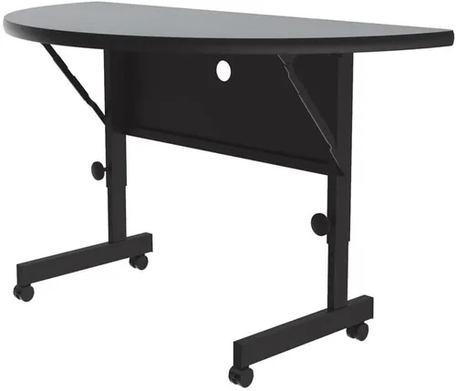 Vista 10 de Correll Deluxe (HPL) Mesa de oficina abatible, 24 x 48 pulgadas, cereza
