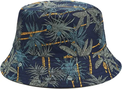 Vista 28 de Sombrero de pescador reversible de doble cara con estampado unisex Banana