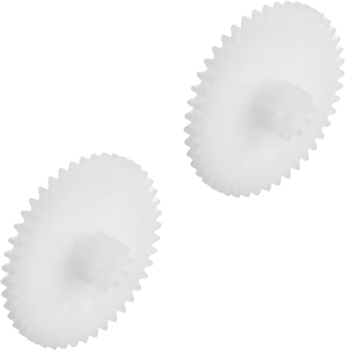 Vista 14 de Bettomshin - 10 engranajes helicoidales de 19x2x6mm/0.75x0.08x0.24"(ODxIDxT) 36102B engranaje de plástico de 0.5 módulos, blanco de alta velocidad