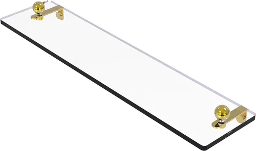Vista 34 de Allied Brass PR-1/22-ORB Pr - Estante de vidrio con bordes biselados de 1 pulgada, 22 pulgadas, bronce aceitado