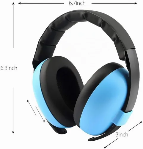 Vista 6 de Solar-Power Auriculares con cancelación de ruido para bebés, orejeras de protección para los oídos para niños de 0 a 3 años